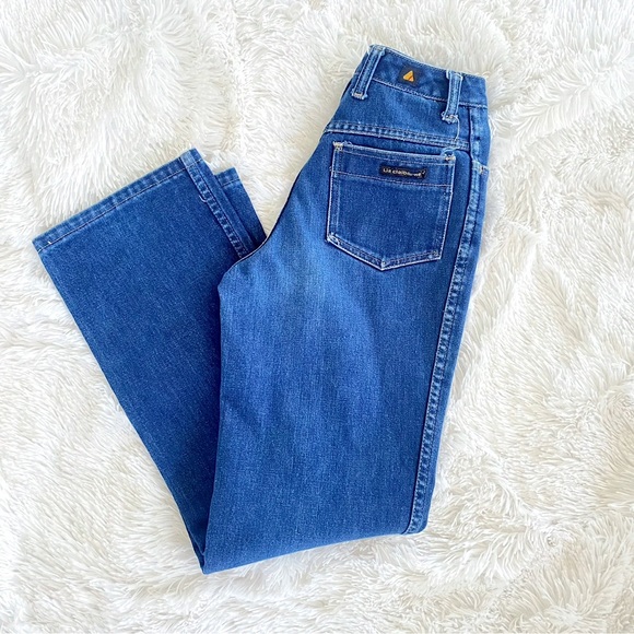 Vintage 👖 Wide Leg Denim 90’s High Waist Liz Claiborne Blue Jeans - Picture 2 of 9